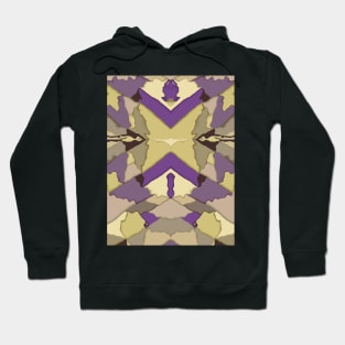 Origami Melted Retro Repeated Pattern Hoodie